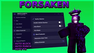 Forsaken Best Script No Key Auto Blockaimbot, Infinite St Fix And More