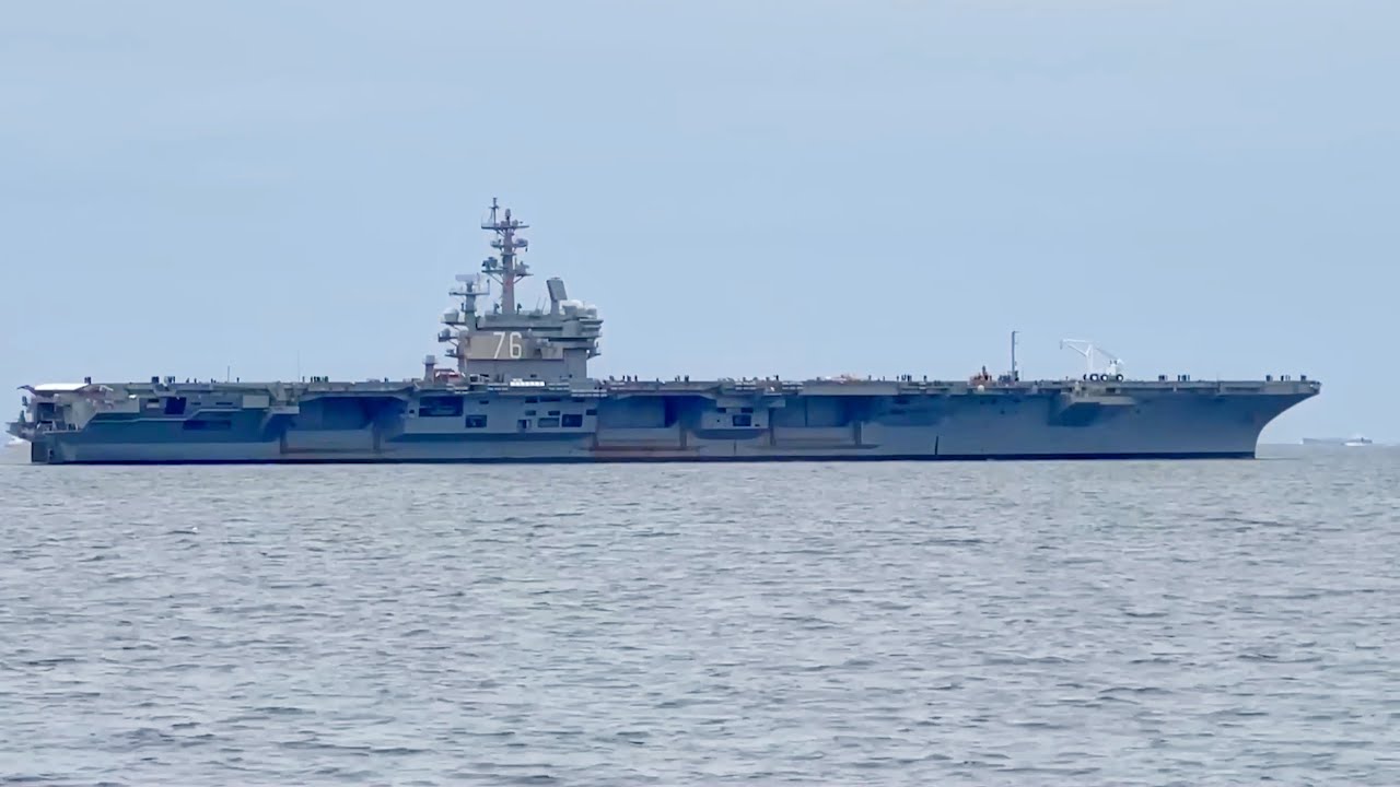 USS Ronald Reagan (CVN 76) Namesake Visit 2022 - YouTube