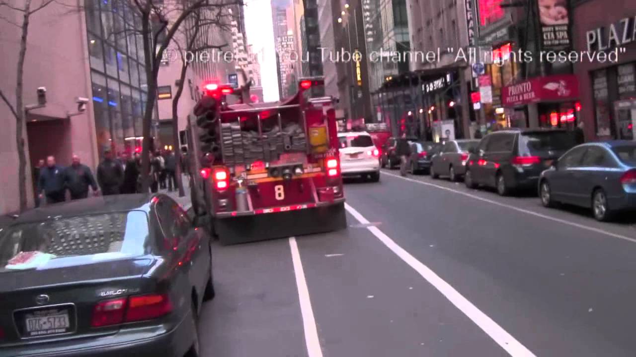 Fire Trucks Responding 2013 collection FDNY on scene HD © - YouTube