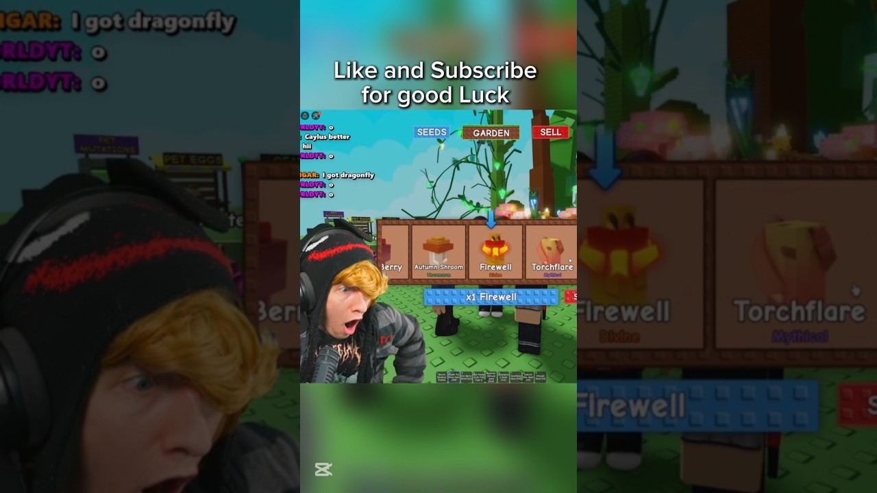 Kreetcraft Hatching Firewell Seed in Grow a Garden. 