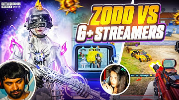 6+ Pro STREAMER’s Tried to Defeat Zodd‼️ | Zodd vs Streamer’s in Conqueror lobby - 1v4 Clutches