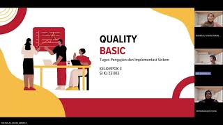 Quality Basic by Kelompok 3 | Pengujian dan Implementasi Sistem