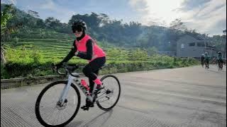 Gowes santai bareng WCC Bandung ke kutawarin di Bandung selatan kopo.record video HP Huawei P40pro