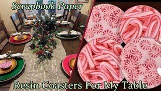 #328 How To Make Resin Coasters With Scrapbook Paper