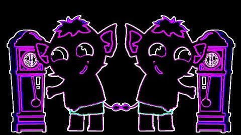 Hickory Dickory Dock The Mammoth Neon Outline + Mirror Effects
