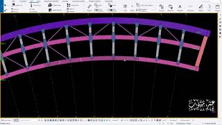 How to array element on curve in Tekla Structures