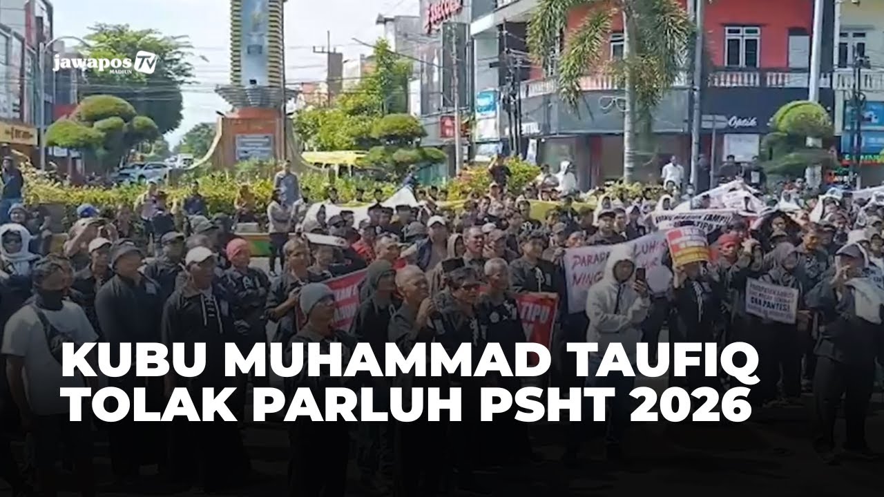 KOTA MADIUN - Kubu Muhammad Taufiq Tolak Parluh PSHT 2026