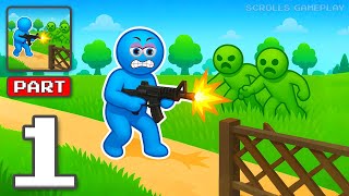 ‎Zombie Apocalypse - Gameplay Walkthrough Part 1 - Undead Invasion Defense (iOS, Android)