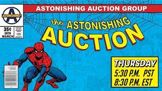 Thursday ASTONISHING! Live Comic Book Sale (8/6/26) 8:30pm (EST)/5:30pm (PST)