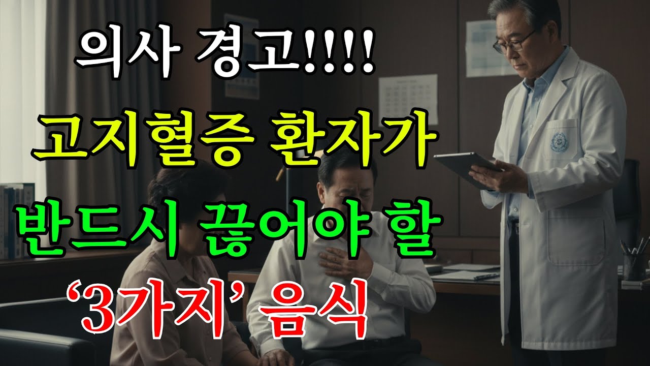 고지혈증 환자 필독 ! 최악의 음식과 해결책 | 노후지혜 | 건강정보 | 노년건강