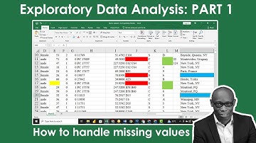 Exploratory Data Analysis Part 1 How to handle missing values Data Analytics with Excel