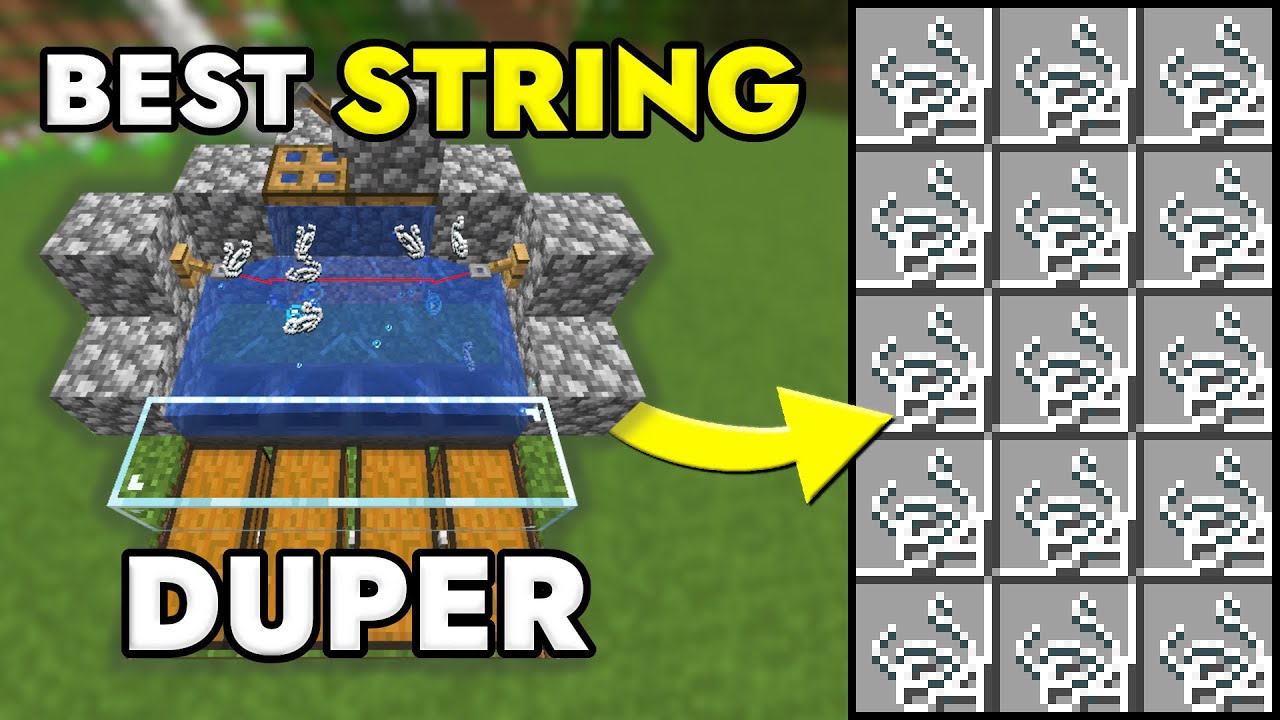 STRING DUPER 1.20 - 25,000+ STRING /H - STRING FARM - Minecraft