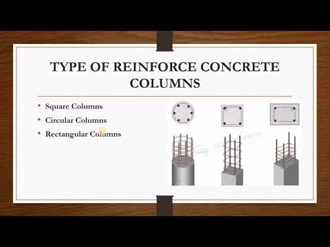 Type of reinforced concrete columns |Reinforced concrete columns design.