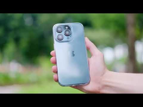 Силиконовый чехол "Thin Crystal" для Apple iPhone 14 Pro Max Бесцветный (Прозрачный)