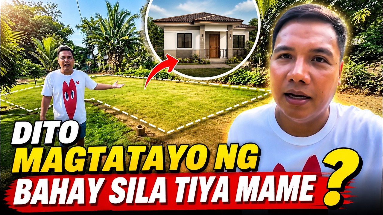 DITO MAGTATAYO NG BAHAY SILA TIYA MAME?