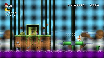 NSMBW Custom - The Pit of 100 Trials Demo: Trial 012 Intro and Goal