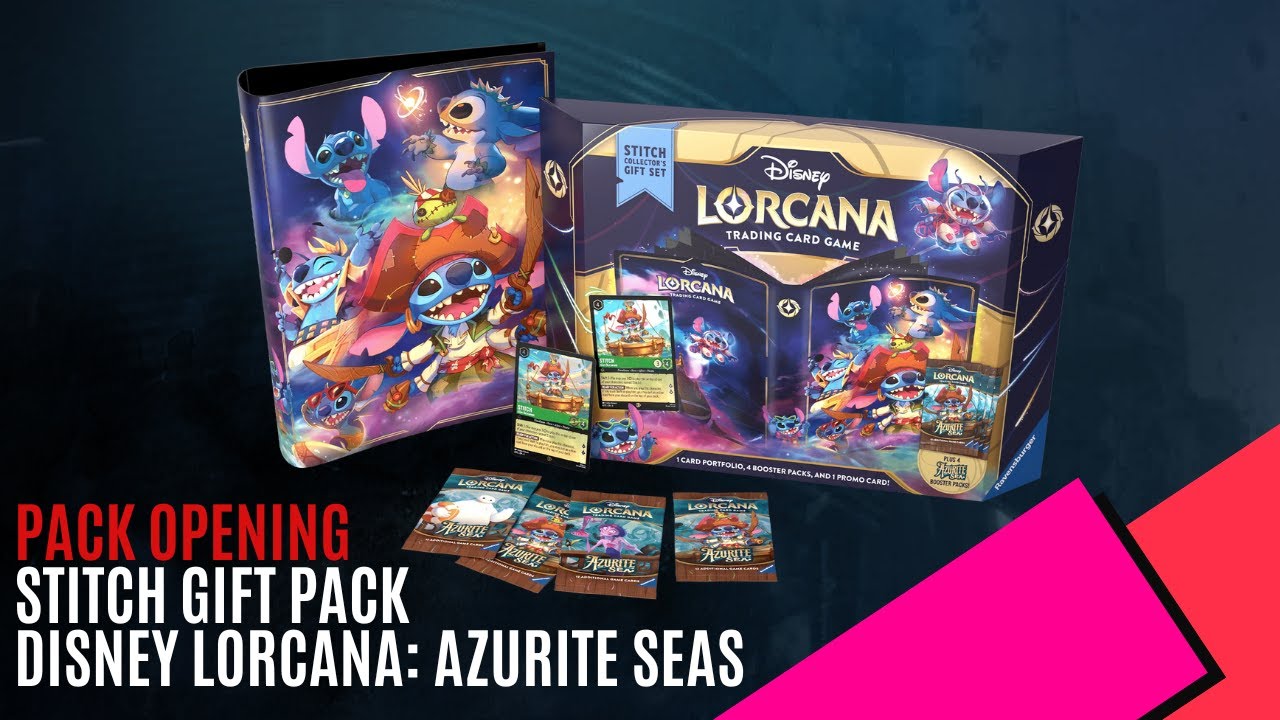 Opening] Disney Lorcana // Azurite Seas // Stitch Gift Pack