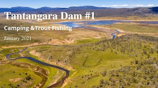 Tantangara Dam  Murrumbidgee River  Kosciuszko National Park  Trout Fishing, 4wd and Camping