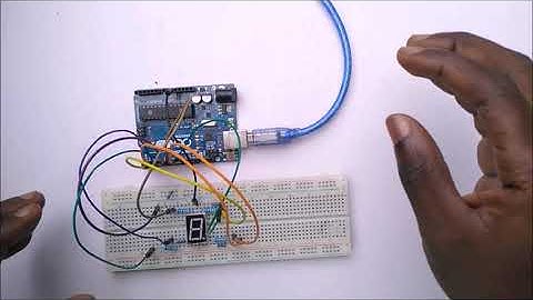 Un afficheur 7 segments avec Arduino.