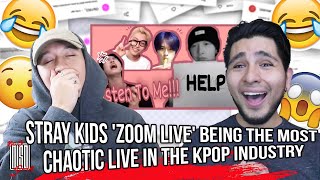 Stray Kids 'ZOOM LIVE' Being The Most Chaotic Live In The Kpop Industry | REACTION