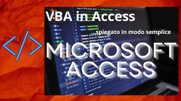 Nuova panoramica sul VBA in Microsoft Access