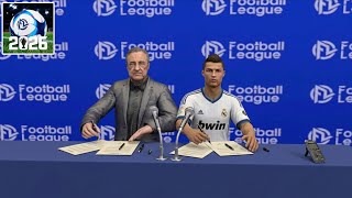 Football League 2026 ▪︎ PLAYER CAREER MODE ▪︎ Cristiano Ronaldo Joins Real Madrid! ▪︎ Gameplay screenshot 1