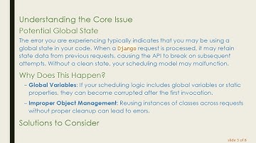 Resolving Django API Issues for Multiple Requests
