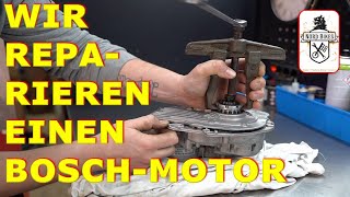 Wir reparieren einen defekten Boschmotor mit Lagerschaden von einem i:SY Kompaktrad