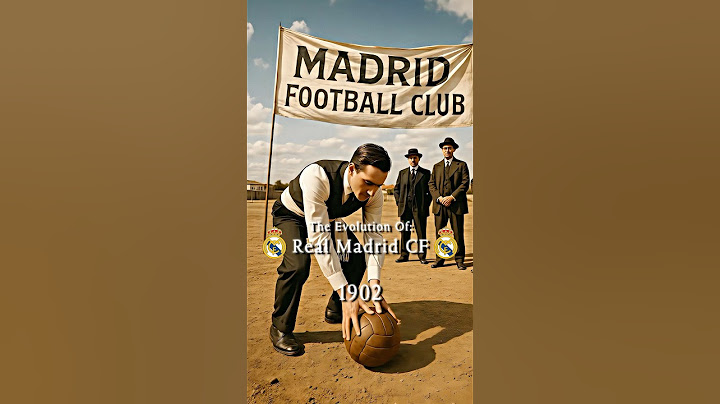 The Evolution Of Real Madrid FC ⚽️ #realmadrid #cristianoronaldo #ronaldo #soccer #football #ai