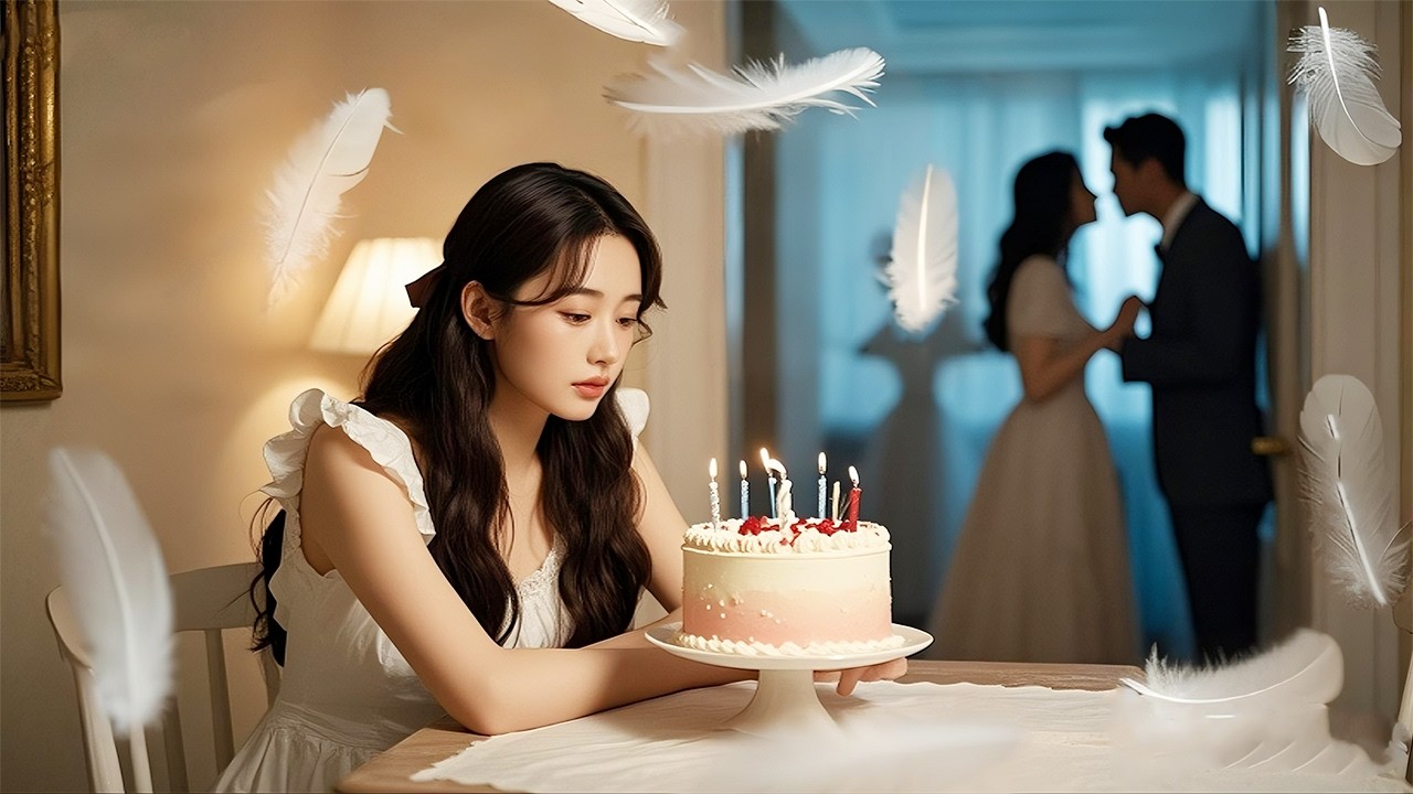 女孩守著冷掉的蛋糕等到凌晨，屋內傳來他與女人的嬉鬧聲，那扇她開了五年的門，第一次沉重得推不開。#短劇 #愛情 #女孩#霸总