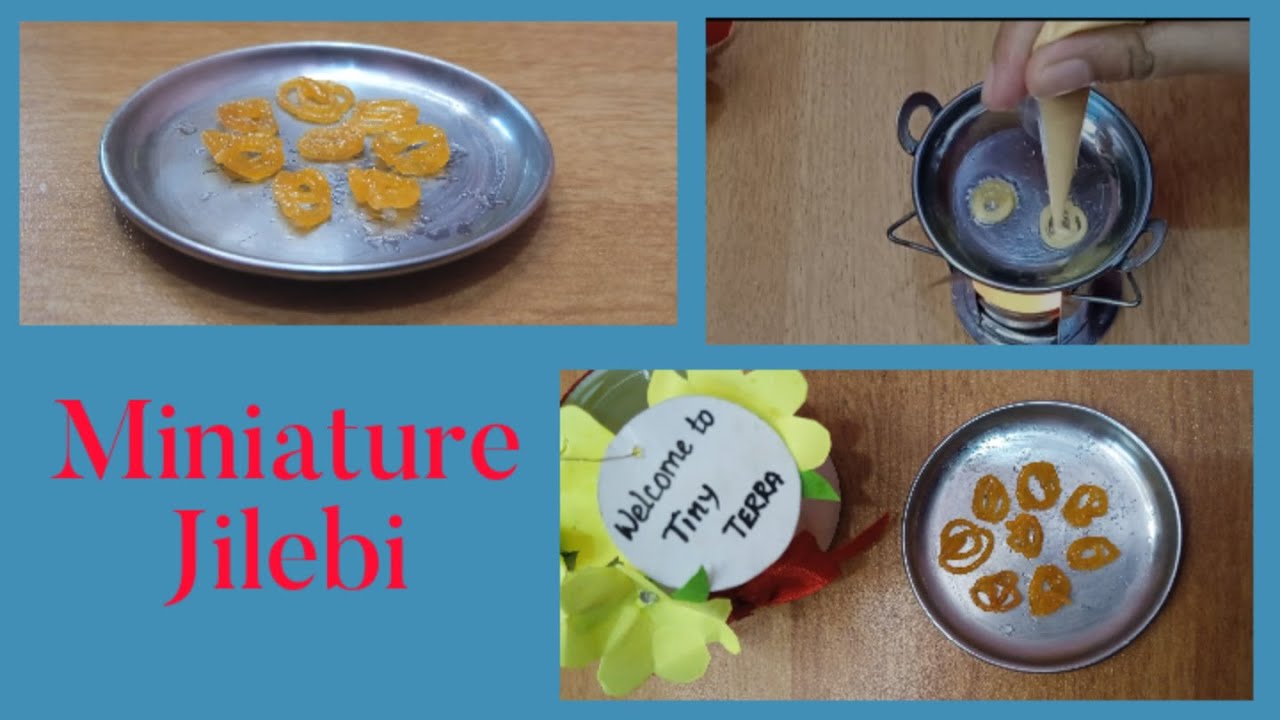 Miniature Jilebi/with idly maavu/miniature sweet/Tiny Terra