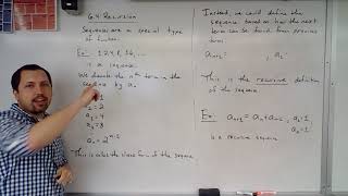 Section 6.4 (part 1) - Introduction to recursive sequences