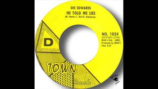 Dee Edwards   He Told Me Lies