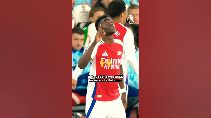 Bukayo Saka is BACK 😤✨