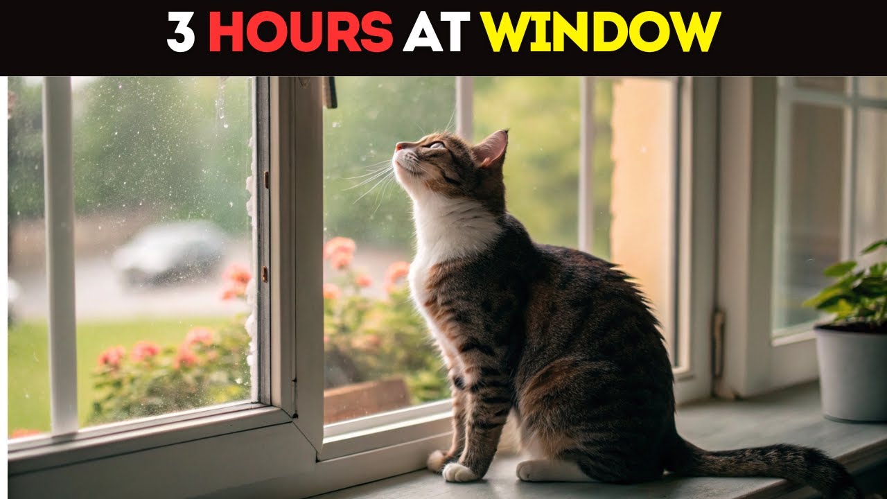 🐾 Few people know why do cats spend 3 hours a day at the window