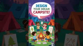 Design Your Dream Campsite │ Color and Create With Ziggy 🎨⛺