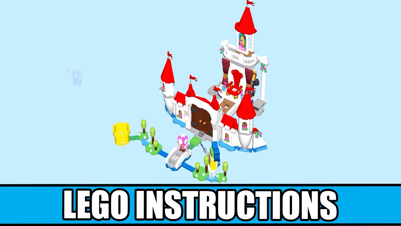 LEGO Super Mario 71408 Peach's Castle building instructions