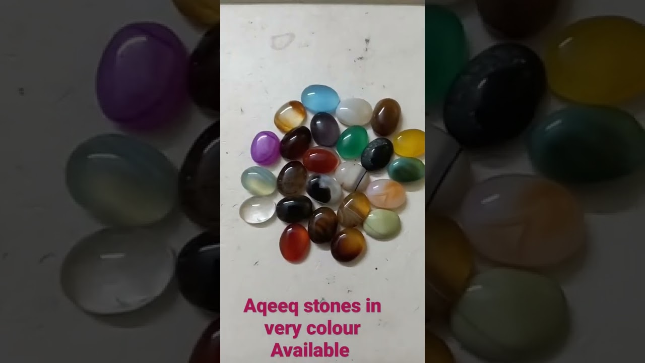 Aqeeq Stones Available In Every Colour And Every Quality In Best Price Contact no:86605 60667