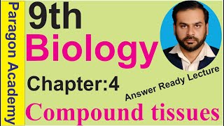 Support tissue and Compound Tissue:9th biology chapter 4 (2020)