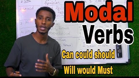 Modal Verbs | Kanneen guyya guyyaan itti fayyadamnu  | Can, Could, Shall should will would, Must May