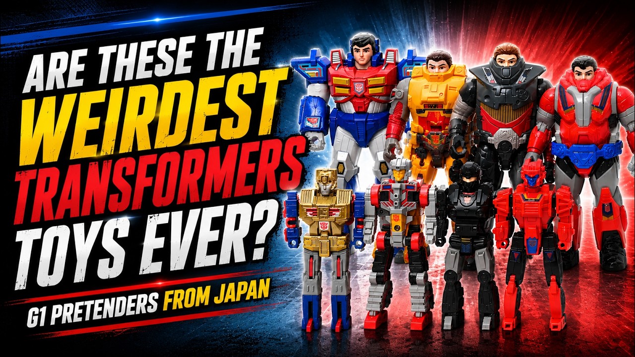 The Weirdest Transformers Ever G1 Pretenders from 1988 - YouTube