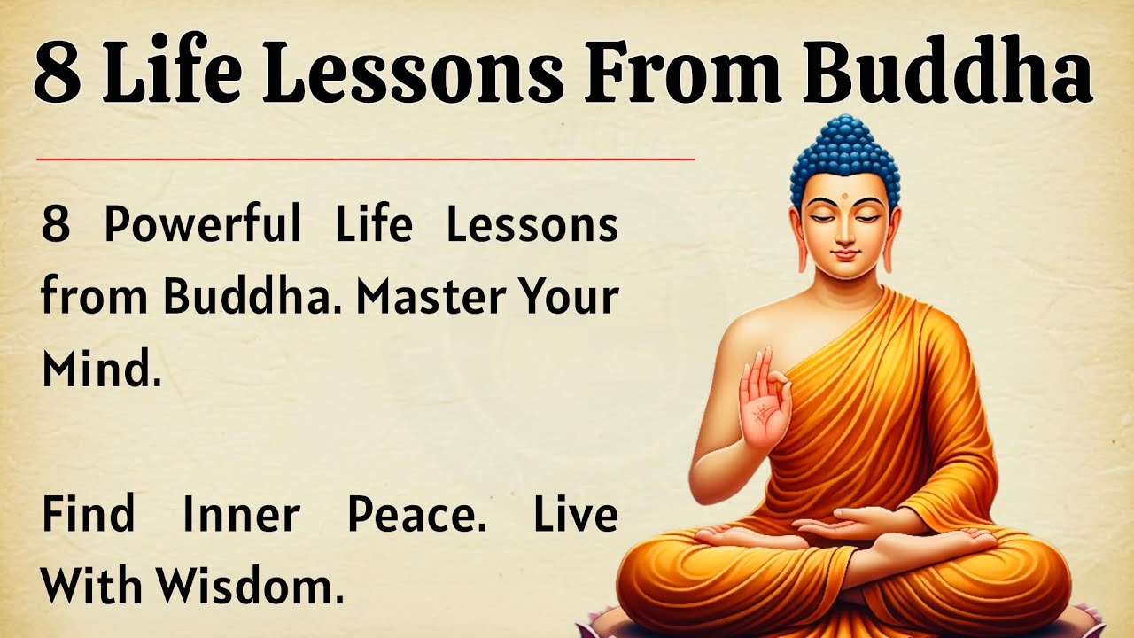 8 Life Lessons from Buddha | Master Your Mind & Find True Inner Peace | Motivational Video 🔥