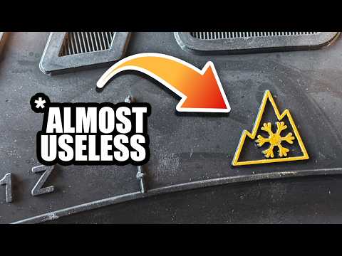 Snow Tire Mountain Symbol