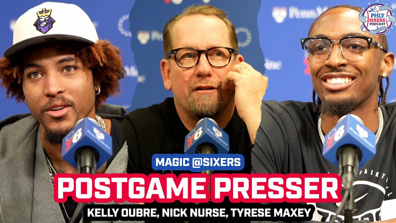 Tyrese Maxey Speaks After EXPLOSIVE Performance to Magic | Nick Nurse, Kelly Oubre Postgame Presser