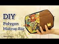 DIY Polygon Makeup Bag | New &amp; Original Zipper Pouch Sewing Pattern &amp; Tutorial [sewingtimes]