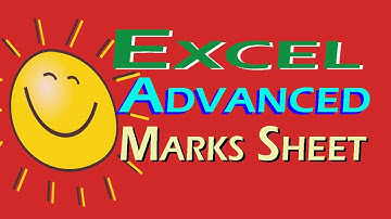 Excel Advenced Marks Sheet -2 | Lunar Computer College