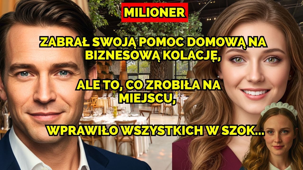 Milioner zaprosił gosposię na kolację firmową - nikt nie był gotów na to, co się wydarzyło