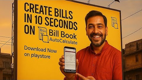 Online Mode - How To Use Bill Book Auto Calculate Online Mode #invoice #business #businessbooster