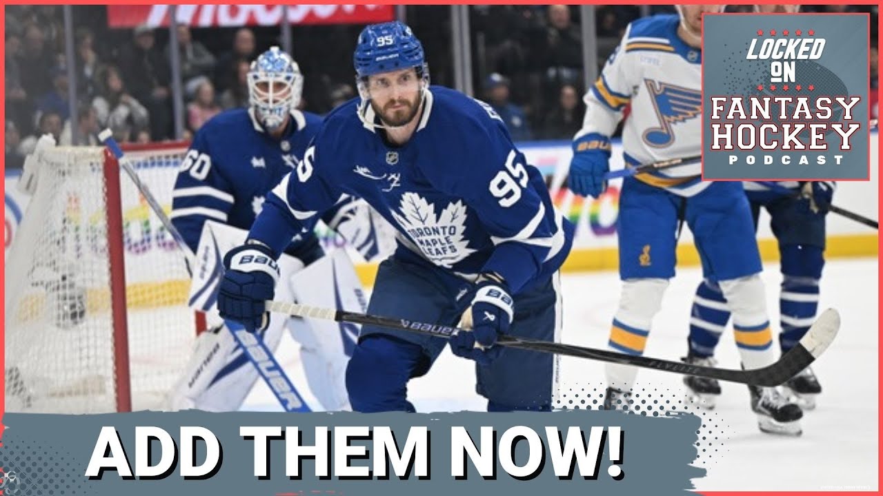 MUST ADD Players For Week 16 Fantasy Hockey Matchups: Ekman-Larsson | Tippett | Stanley | Zacha