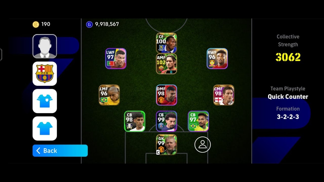 eFootball best counter attack formation - eFootball 2024 | 4-2-4 is Available!?🤔